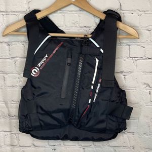 Adult Black Life Jacket Swim Vest Buoyancy Aid Jacket PFD for Kayaking size s/m